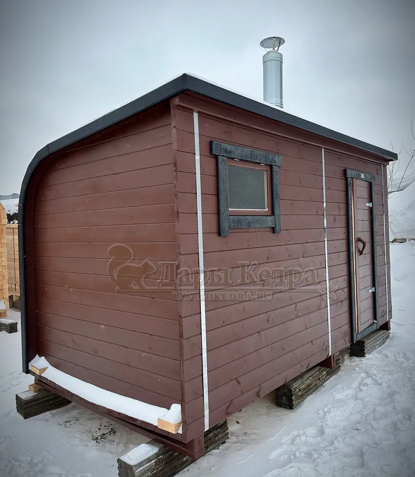 Баня «Парус» из кедра 4х2,2 метра