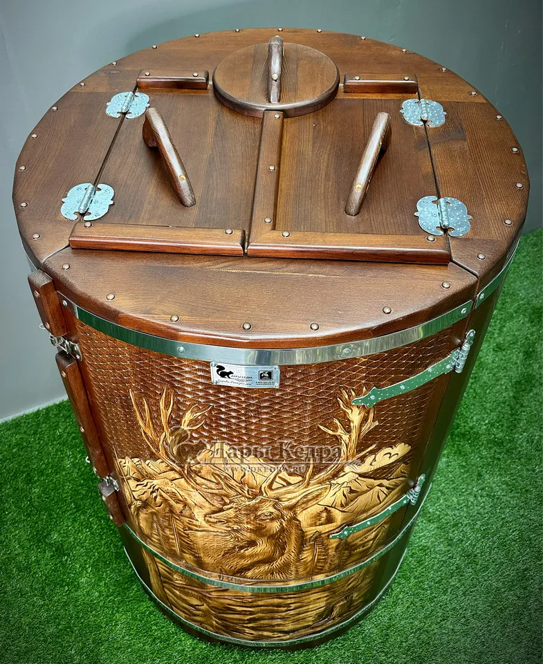 Кедровая бочка (фитобочка) «Лесной Олень»