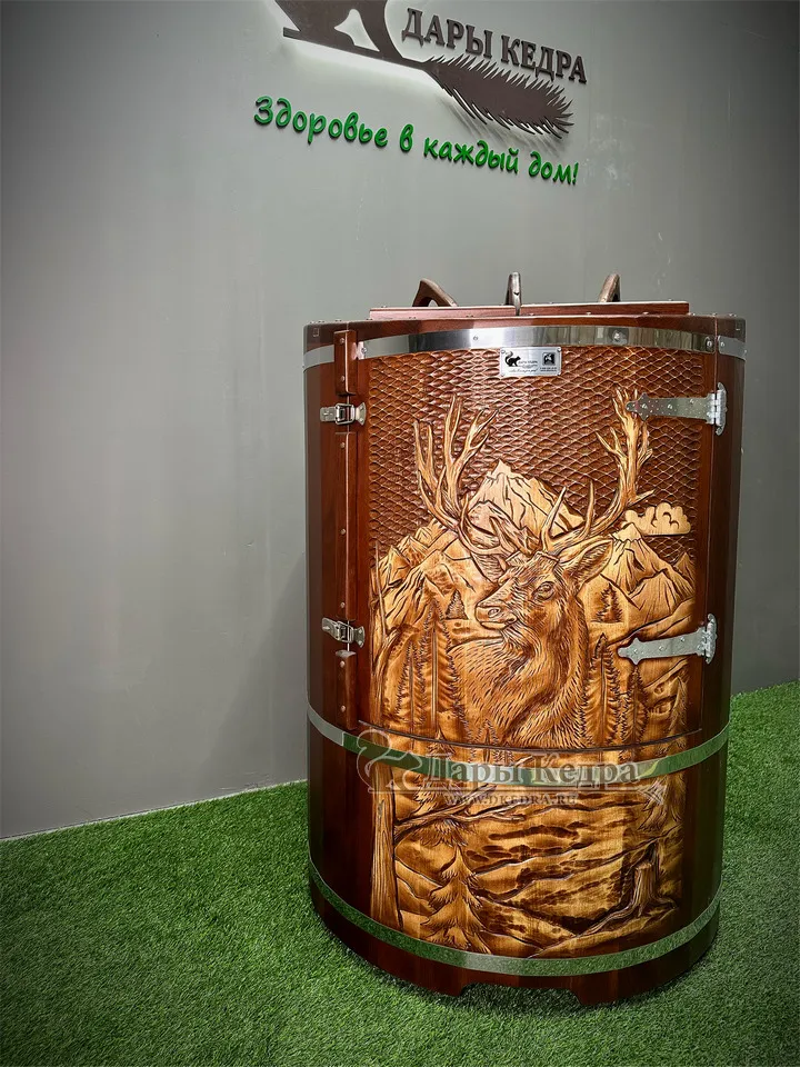 Кедровая бочка (фитобочка) «Лесной Олень»