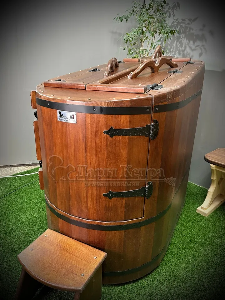 Кедровая бочка (фитобочка) полулежачая «Профессиональная»