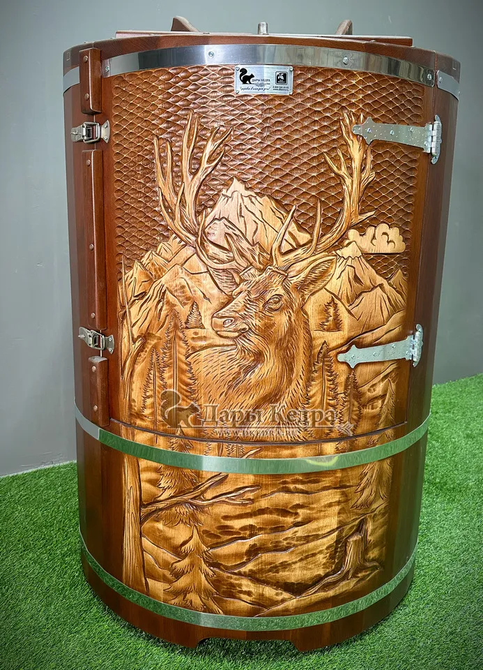 Кедровая бочка (фитобочка) «Лесной Олень»