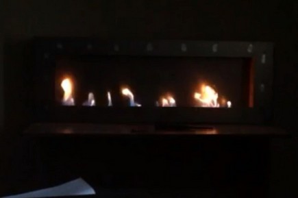 Биокамин Fire line с тремя горелками